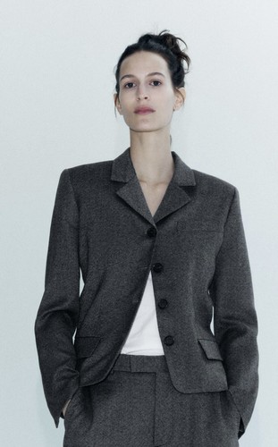Zara tailored wool blazer