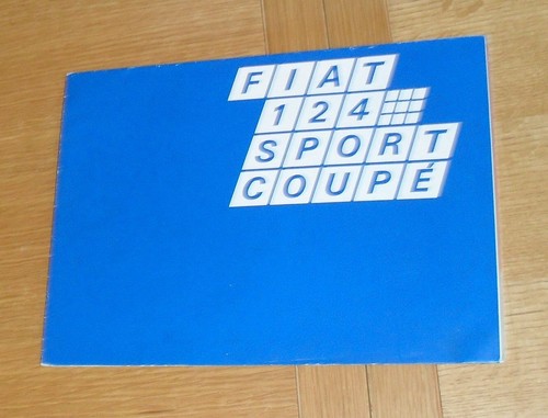 Brochure fiat 124 - sport, coupè
