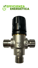 Valvola Miscelatrice Termostatica Regolabile 20-55 gradi in Ottone Cromo