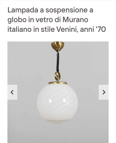 Lampada sospensione globo - a,
