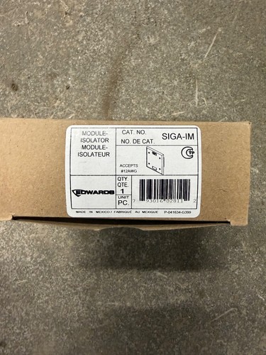 Est edwards siga isolator - edwards, siga-im