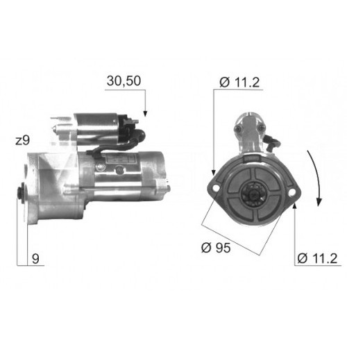 Motorino avviamento per - , nissan