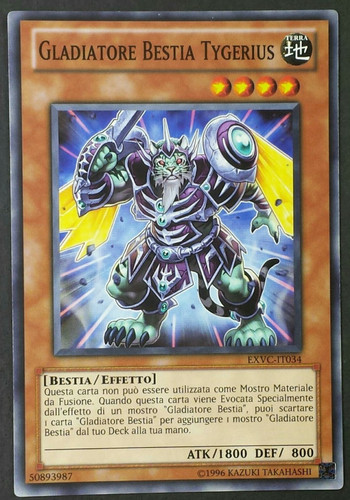 Gladiatore bestia tygerius - gladiatore, in