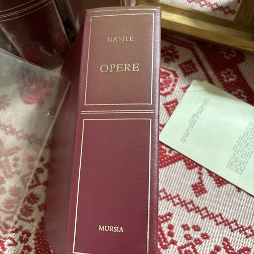 Dante opere mursia - dante, editore