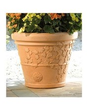 Vaso in resina per piante da esterno rotazionale 100 cm vite bama