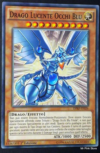 Drago lucente occhi blu in - lucente,
