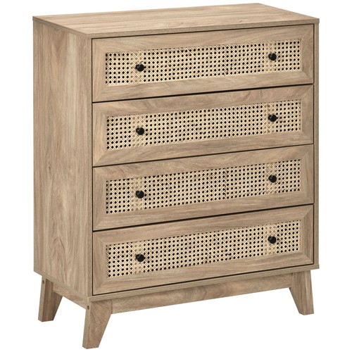 Homcom chest drawers 4 - of, drawers,