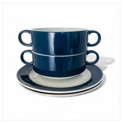 Tazze per brodo vintage - brodo,
