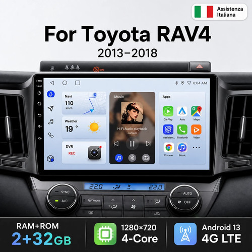 Autoradio android toyota rav4 - android,