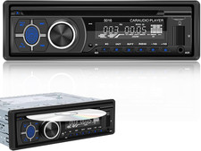 1 DIN Autoradio FM/AM Radio, Lettore DVD/CD Musica Bluetooth Vivavoce Chiamata T