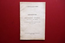 Esposizione di Documenti Storici e di Medicina Archivio di Stato Modena 1882