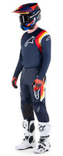 Completo motocross Alpinestars Fluid CORSA blu notte enduro Quad