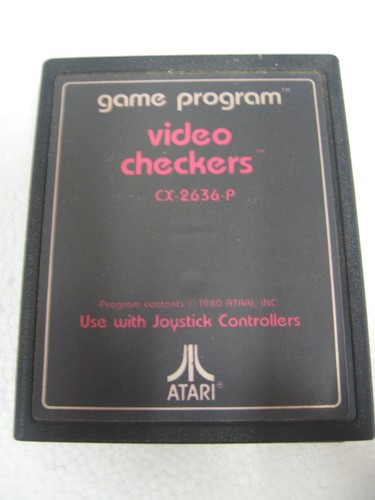 Atari vcs 2600 video checkers - vcs,