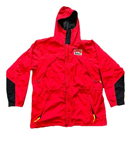 Impermeabile rosso con