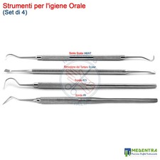 Strumenti per l'igiene Orale Cura Dentale Sonda Raschietto di Pulizia dei denti