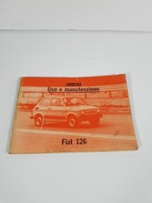 Manuale libretto uso e manutenzione Fiat 126 126 Personal 4 4^ edizione del 1977