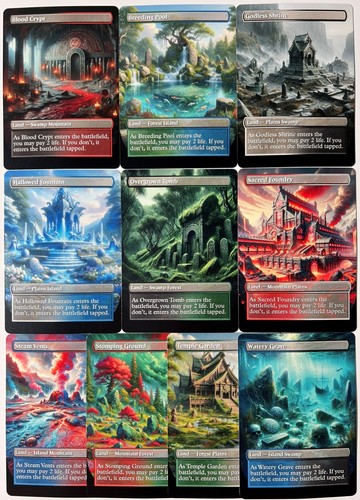 Shock lands set - lands, di