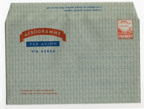 Intero postale aerogramma - intero,