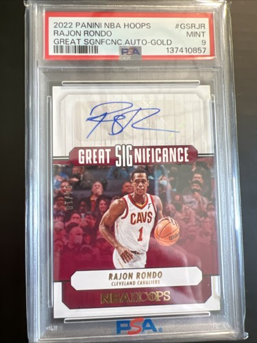 2022 panini rajon rondo - #/10,