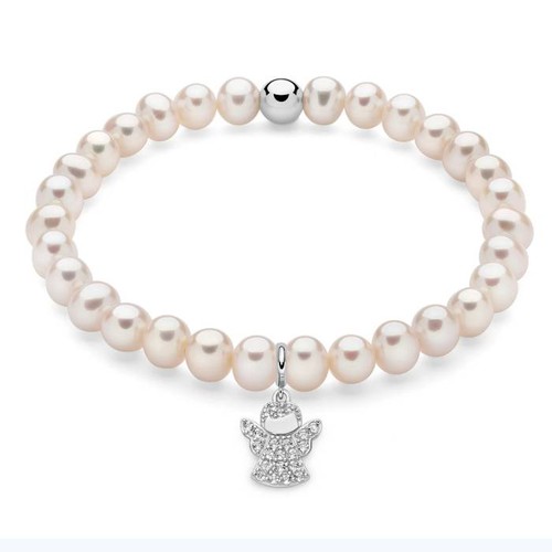 Bracciale donna miluna perle - bracciale,