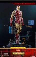Hot Toys CMS08-D38 The Origins Iron Man Deluxe Diecast Modellino scala 1/6 a portata di mano