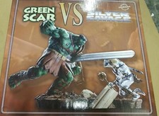 Statue : Planet Hulk: Green Scar VS Silver Savage - SIDESHOW  n.414/1250