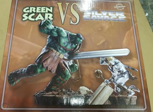 Statue planet hulk green - statue, hulk: