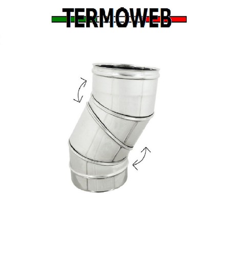 Tubo fumi per - per, pellet