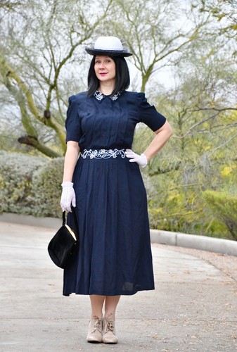 Abito midi donna vintage karin - midi,