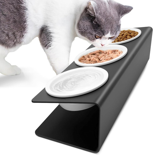 Ciotole per gatti rialzate - 3x,