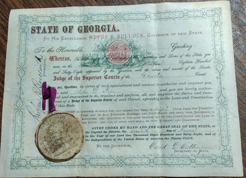 1868 georgia documento - 1868,