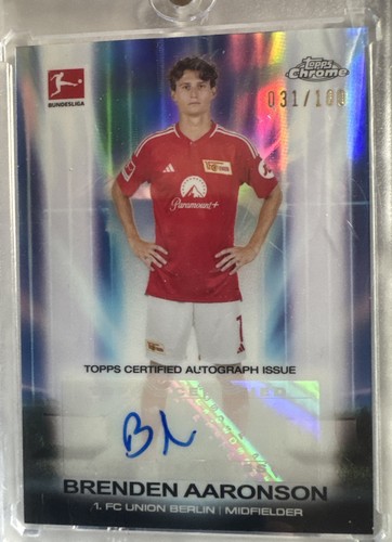 Autografi topps chrome - autografi, bundes