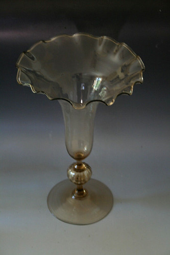 Vaso vetro antonio salviati - in,