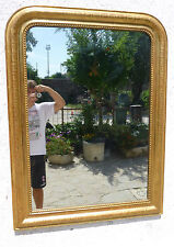 Specchiera Luigi Filippo dorata a Foglia oro 800 Specchio ORIGINALE 125x93,5 n19