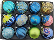 Set Di 12 Palline Di Natale in