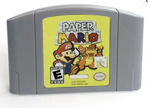 Nintendo paper mario - mario, gioco
