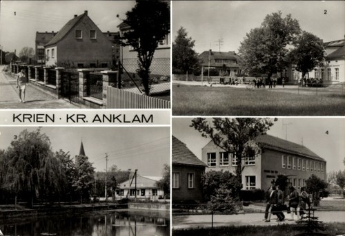 Cartolina krien kreis anklam - krien,