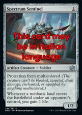 MTG SPECTRUM SENTINEL FOIL EXC - SENTINELLA IRIDESCENTE 244 - BRO - MAGIC