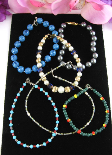 Bracciali perline vintage - perline,