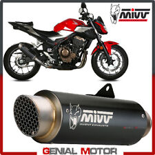 Terminale Scarico MIVV GP PRO Black Inox Nero kat per HONDA CB 500 F 2019   2024
