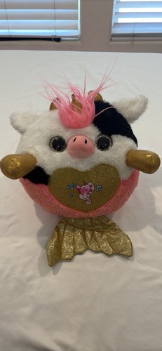 Mucca sirena media peluche