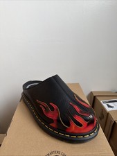 DR MARTENS SAN MULE FLAME NERO
