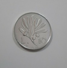 MONETA 10 LIRE 1949 OLIVO e