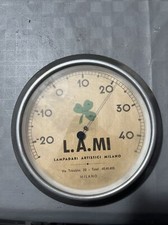 Termometro Da Parete Pubblicitario L.A.MI Lampadari Artistici Milano 
