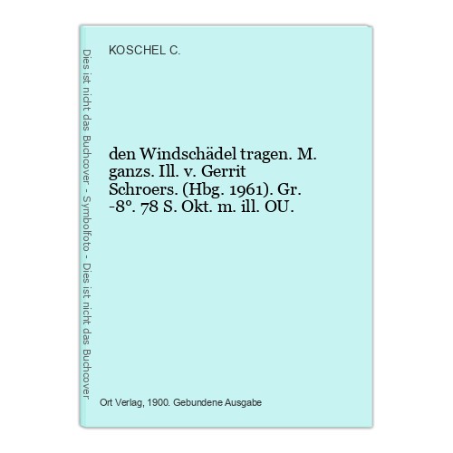 Den windschädel tragen m - windschädel, tragen.