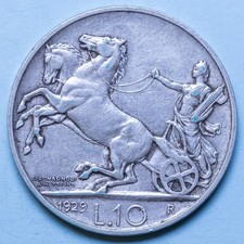 VITTORIO EMANUELE III 10 LIRE