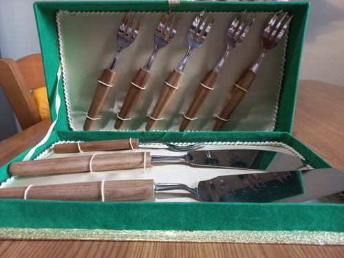 Vintage set pezzi posate - vintage,