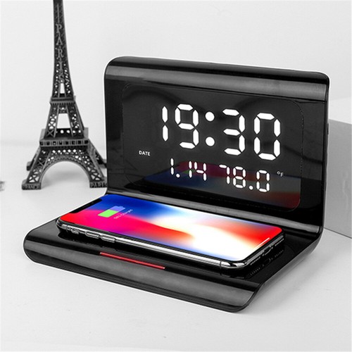 Digital alarm clock with - alarm,