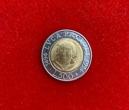 500 lire bimetallica luca - 500,