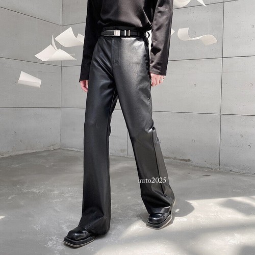 Pantalone uomo ecopelle